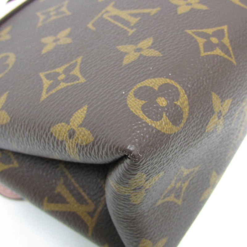Louis Vuitton Locky Monogram Canvas With Leather Brown Bag