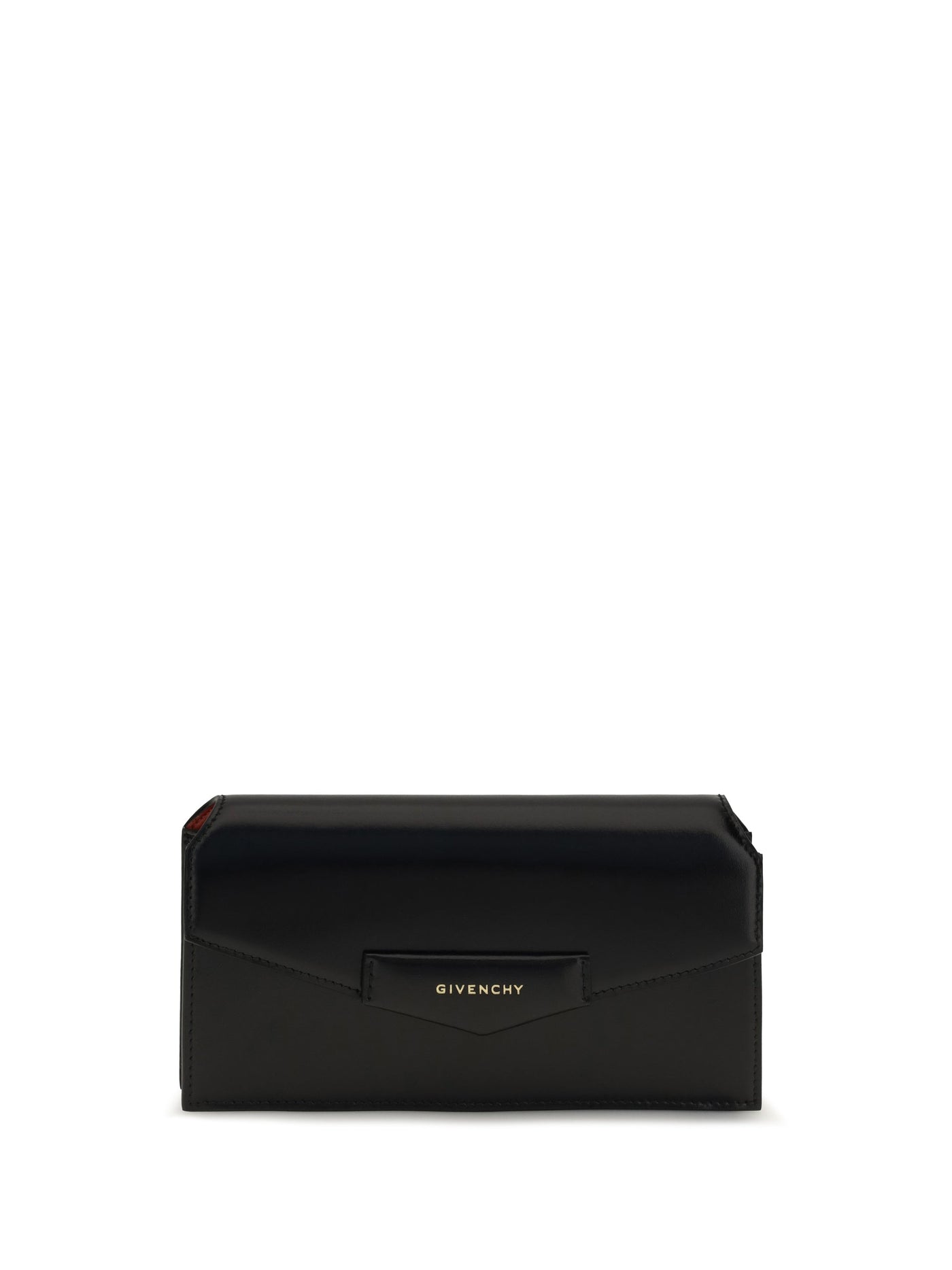 Givenchy Antigona Box Clutch — Black Calf Leather