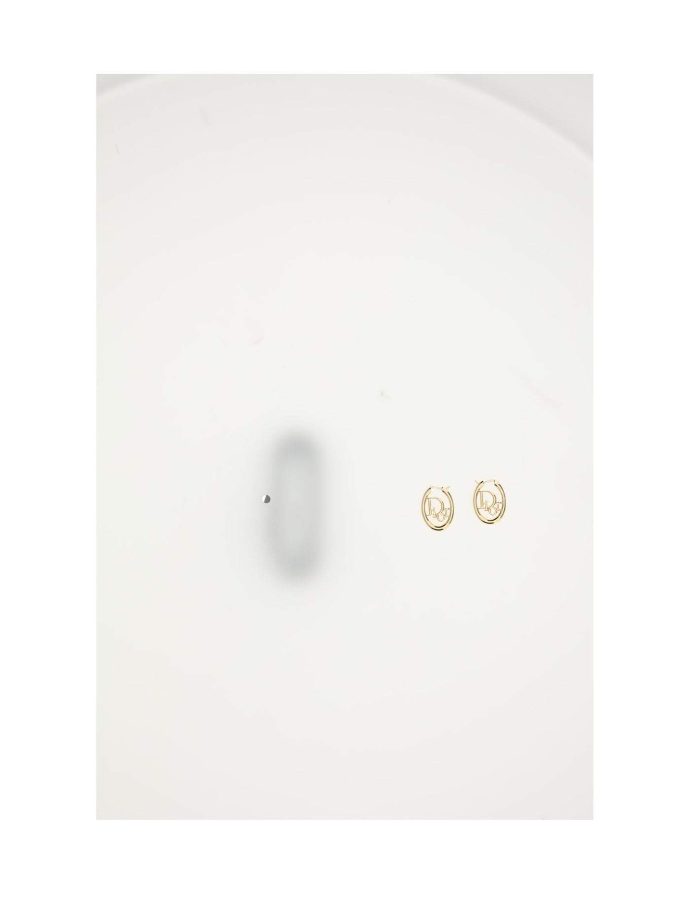 Dior Oblique Earrings — Gold Brass