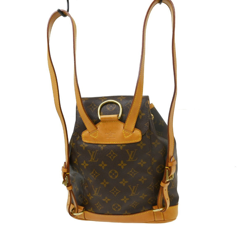 Louis Vuitton Vintage Montsouris Monogram Canvas Brown Bag