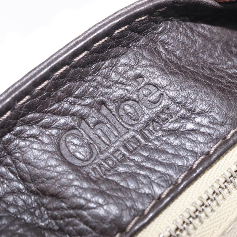 Chloe Paddington Lock Leather Brown Bag