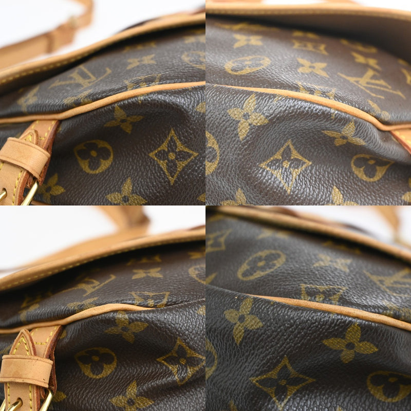 Louis Vuitton Saumur Monogram Canvas Brown Bag