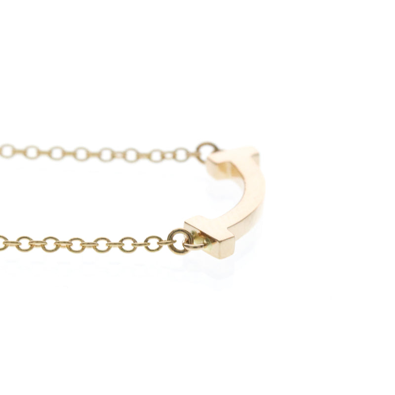 Tiffany & Co. T Smile Pendant 18k Rose Gold Pink_gold Bijoux