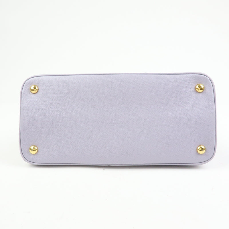 Prada Open Promenade Saffiano Leather Purple Bag