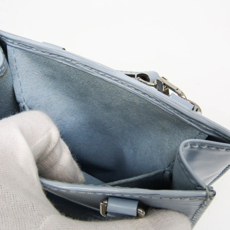Louis Vuitton Petit Sac Plat Epi Leather Blue Bag