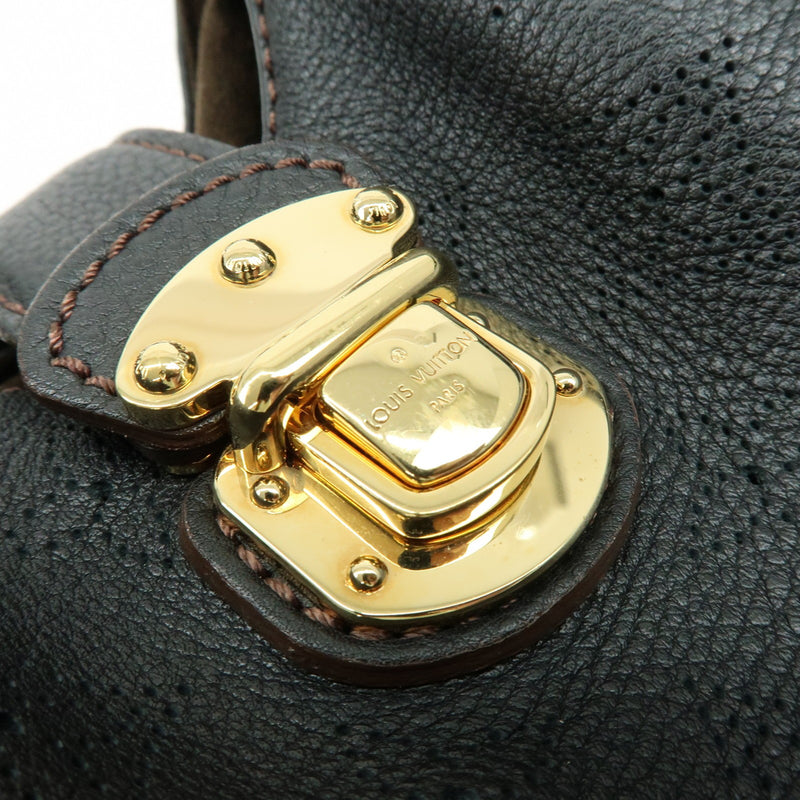Louis Vuitton L Hobo Mahina Leather Black