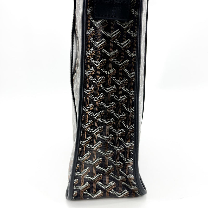Goyard Bourgogne Coated Canvas Black Bag