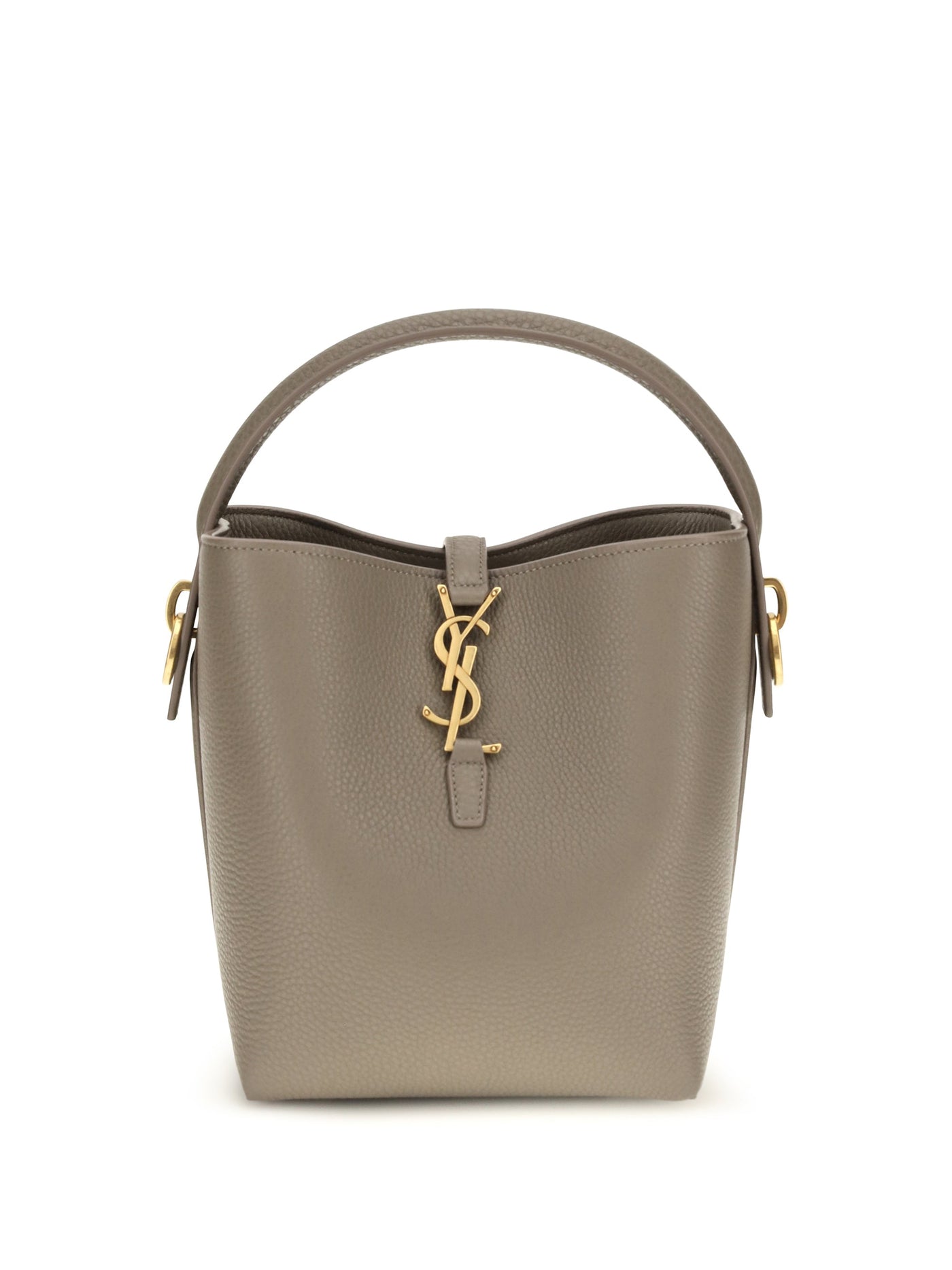 Saint Laurent Le 37 Bucket Bag — Beige Calf Leather Bos Taurus