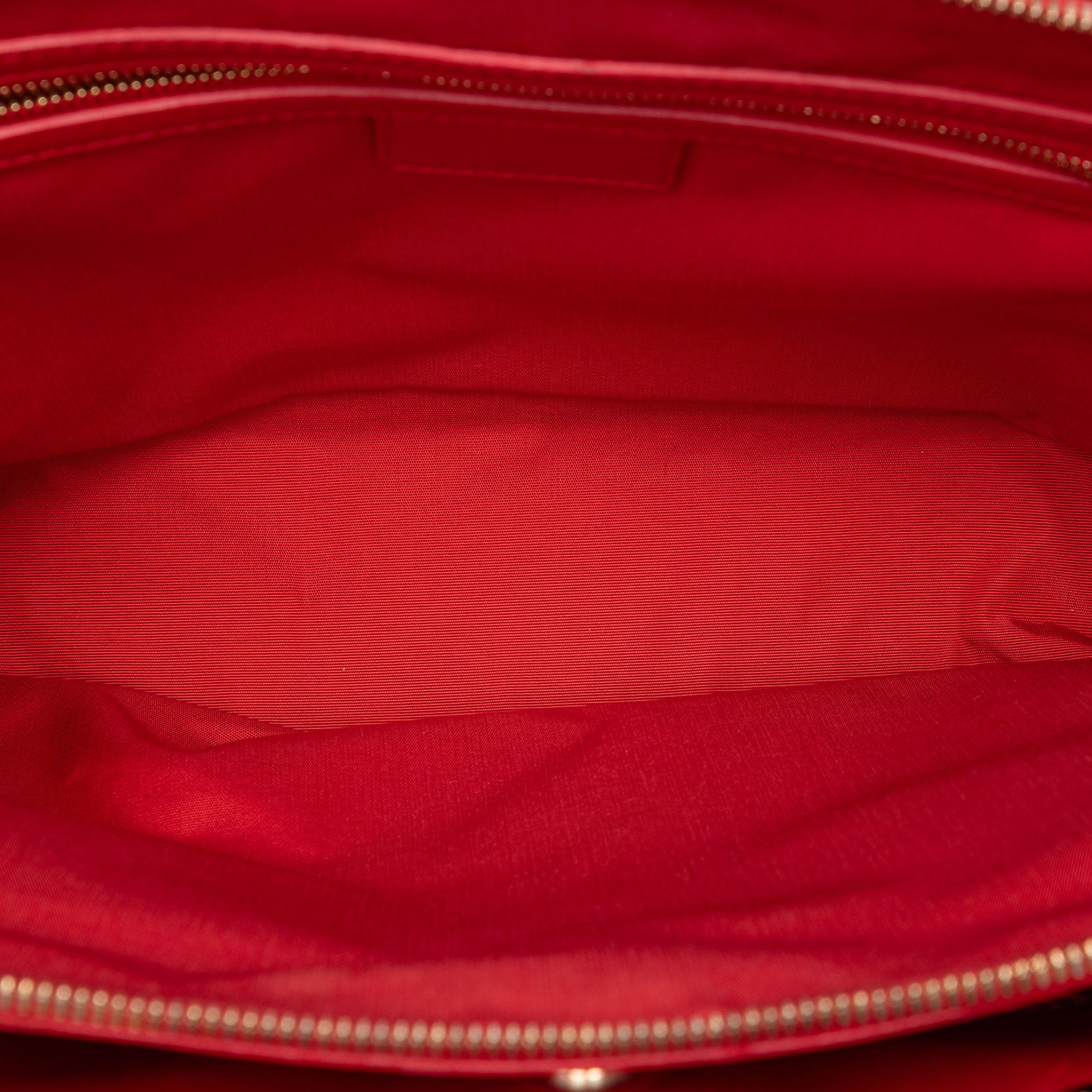 Large Lambskin Cannage Soft Zipped Lady Dior Shopping Tote - Image 4