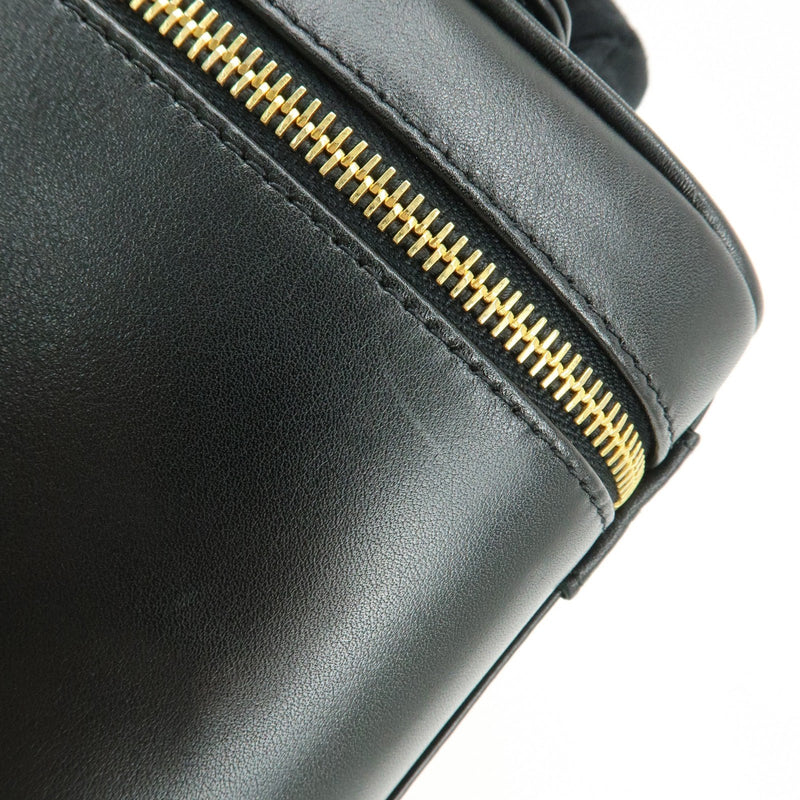 Chanel Vanity Leather Black Bag