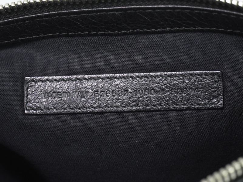 Balenciaga Graffiti Leather Black Bag