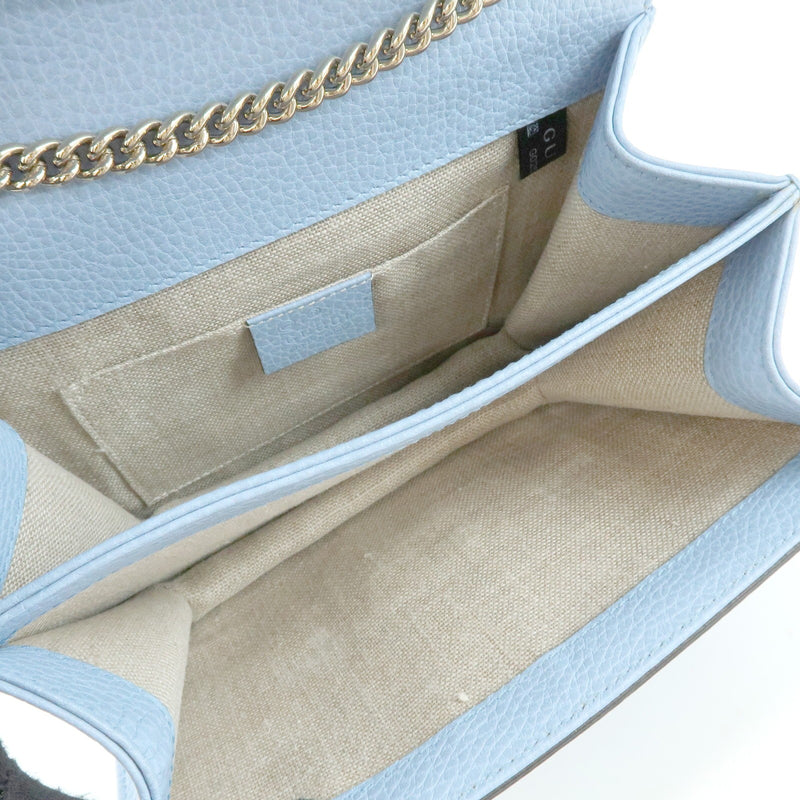 Gucci Interlocking Leather Blue Bag