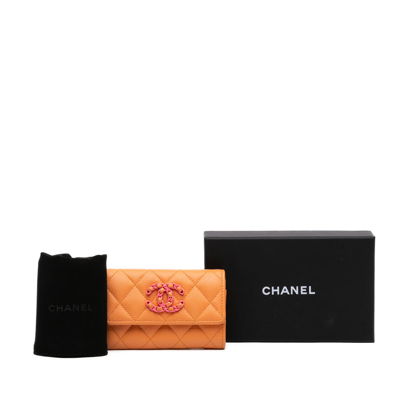 Quilted Caviar 19 Flap Card Holder - Image 7