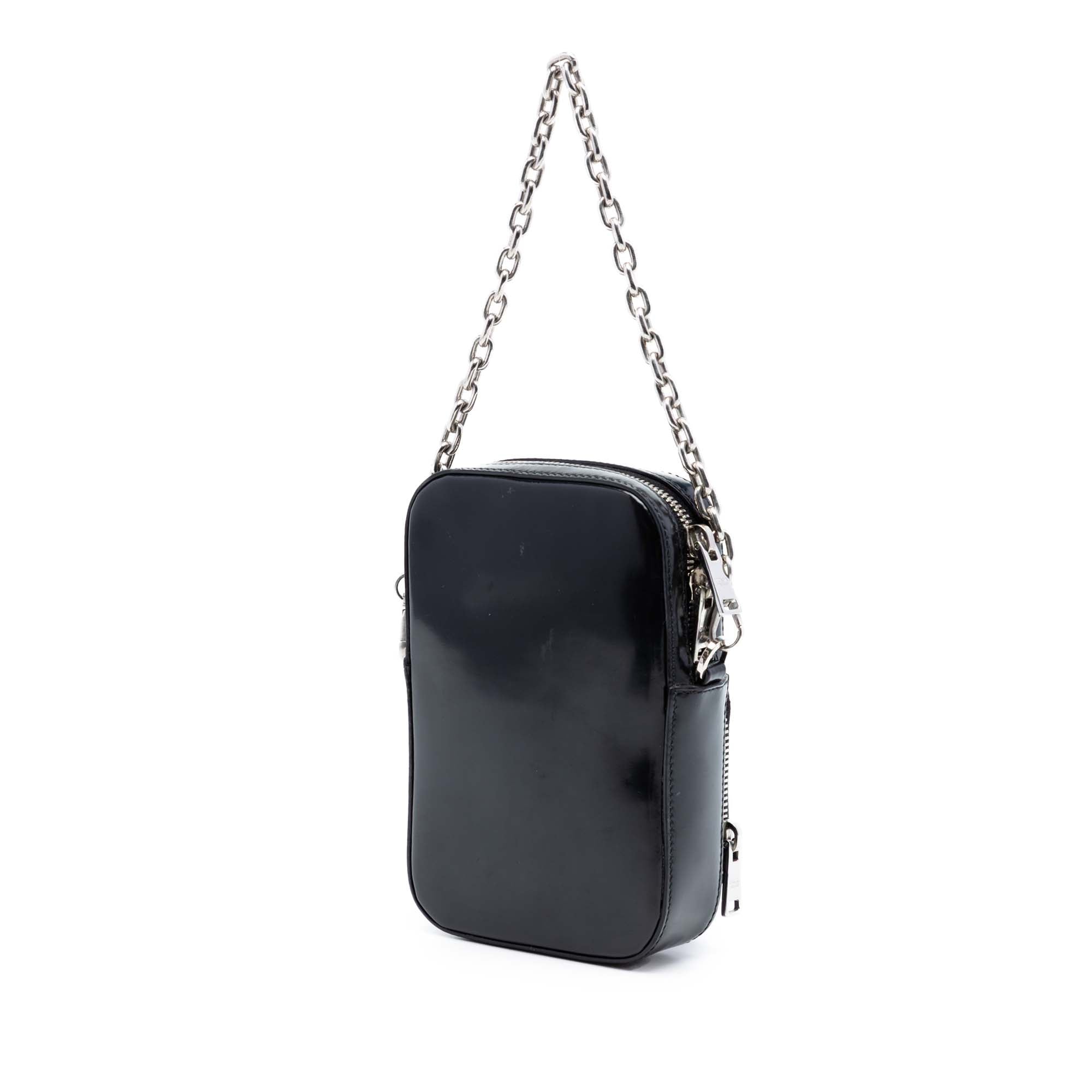 Mini Brushed Leather Phone Pouch - Image 2
