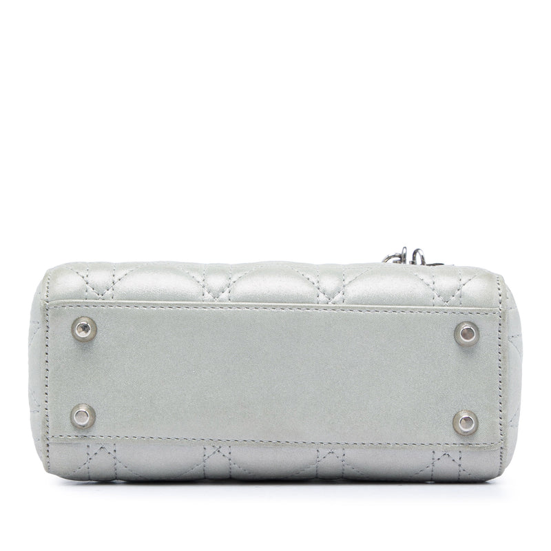 Mini Iridescent Lambskin Cannage Lady Dior - Image 3