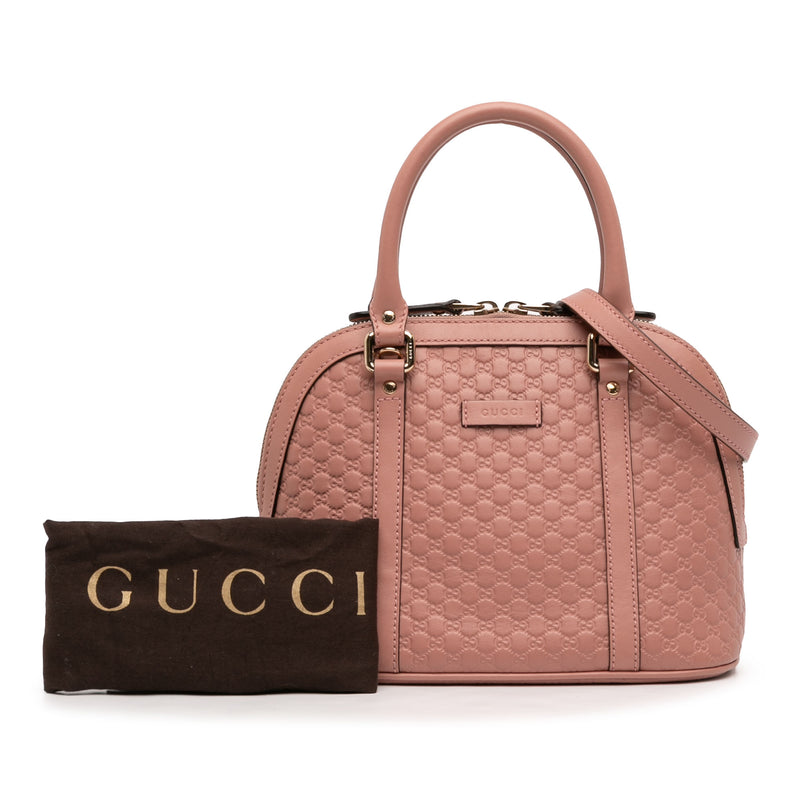 Mini Microguccissima Dome Satchel - Image 7