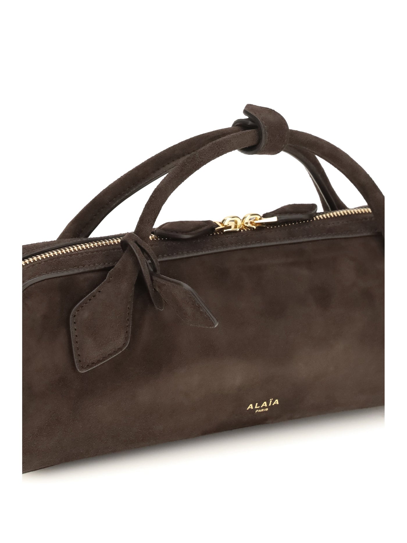 Alaïa Clutch — Brown Calf Leather