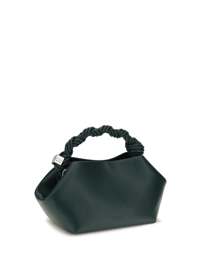 Ganni Bou Shoulder Bag — Green Recycled Leather