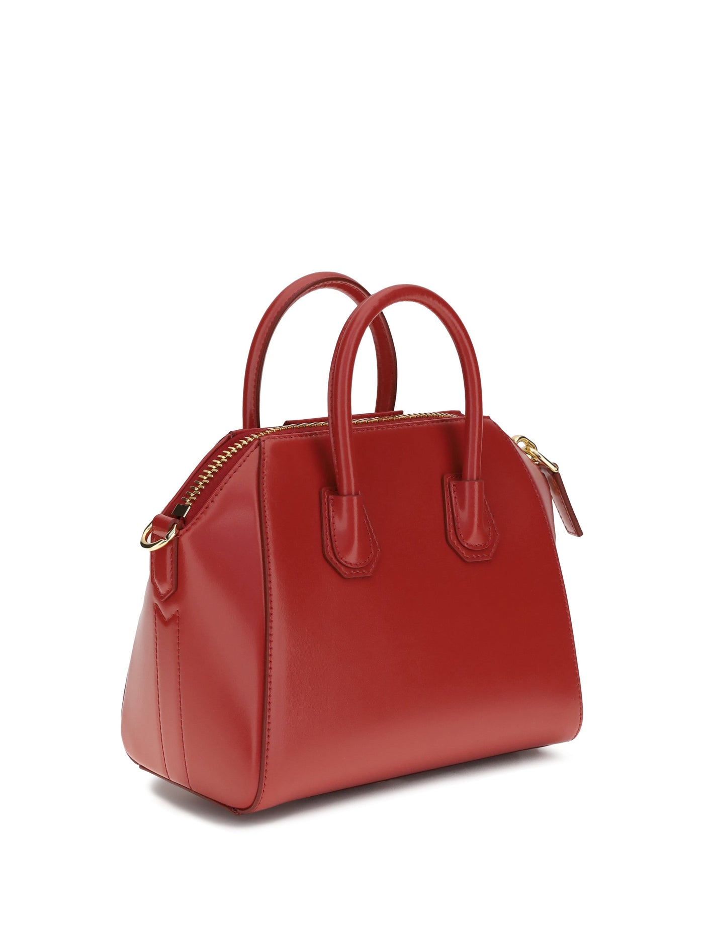 Givenchy Antigona Mini Top Handle Bag — Red Calf Leather