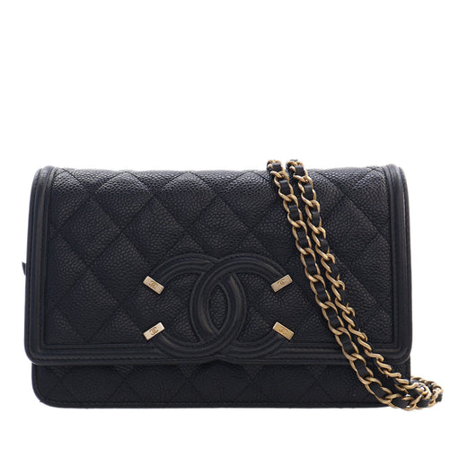 Caviar CC Filigree Wallet On Chain - Image 1