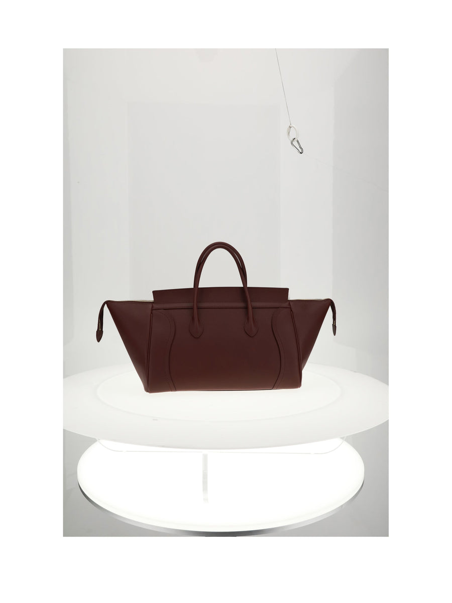 Celine Shoulder Bag — Brown Calf Leather