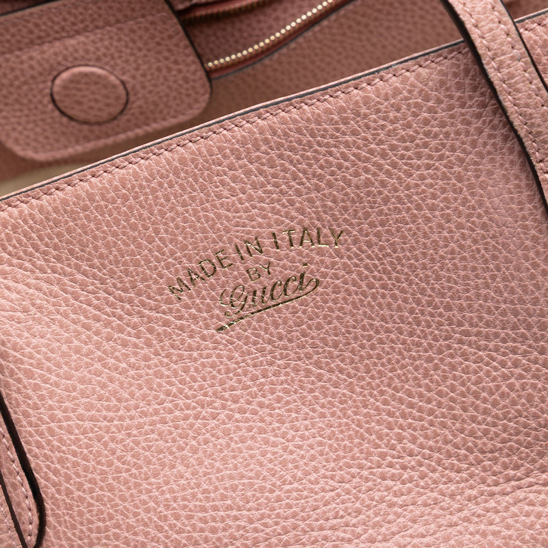 Medium Leather Swing Tote - Image 6