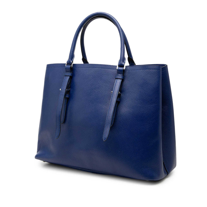 Medium Saffiano Cuir Double Handle Satchel - Image 2