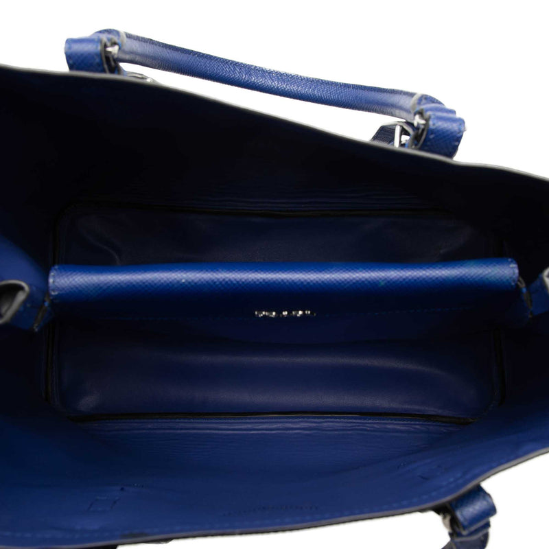Medium Saffiano Cuir Double Handle Satchel - Image 4