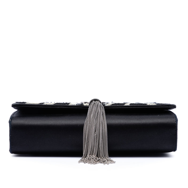 Small Satin Monogram Kate Zebra Sequin Crossbody - Image 3