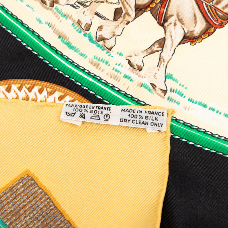 Chevaux de Trait Silk Scarf 90 - Image 4