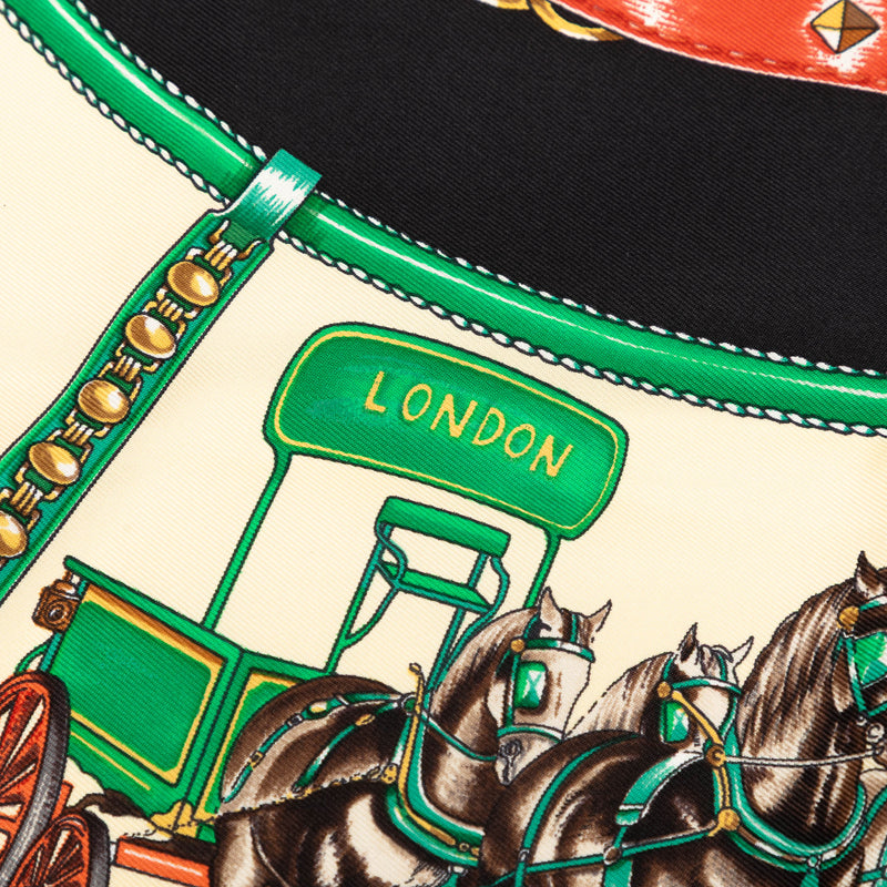 Chevaux de Trait Silk Scarf 90 - Image 6