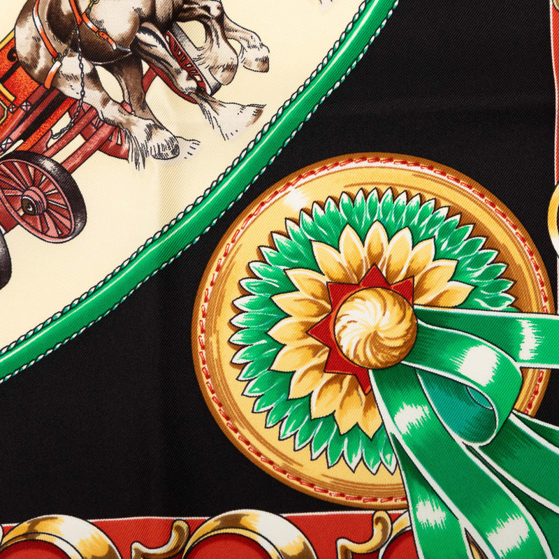 Chevaux de Trait Silk Scarf 90 - Image 7