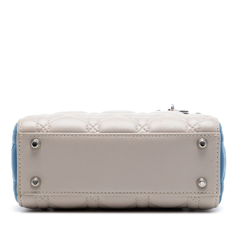 Mini Tricolor Lambskin Cannage Lady Dior - Image 3