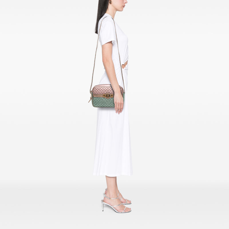 Laminated Nappa Trapuntata Crossbody - Image 7