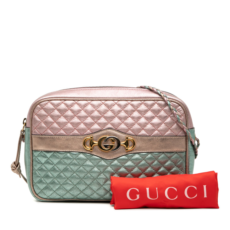 Laminated Nappa Trapuntata Crossbody - Image 8