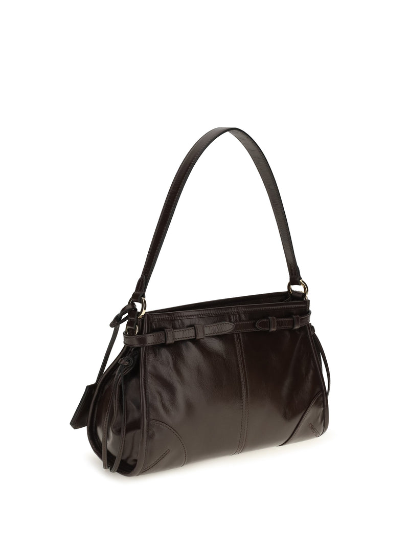 Prada Bonnie Shoulder Bag — Black Calf Leather Bos Taurus
