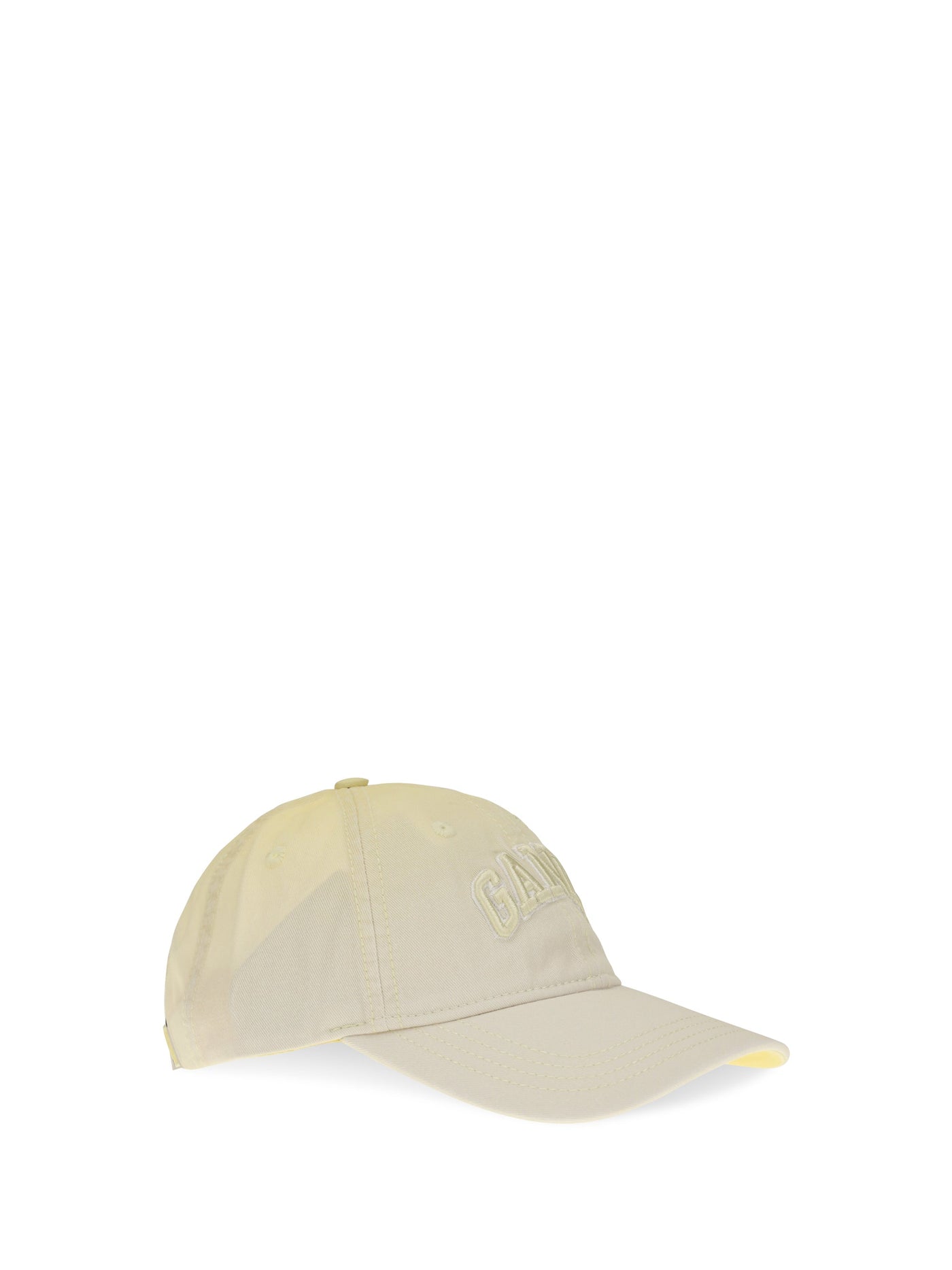 Ganni B3020237 Cotton Baseball Cap — Yellow Caps