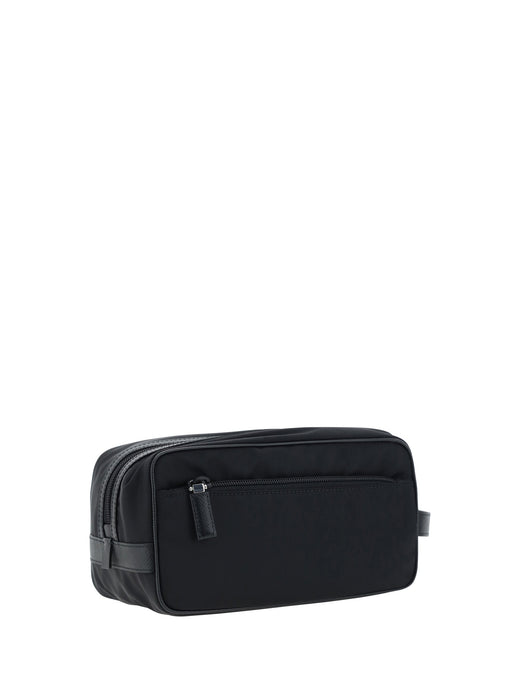 Prada Re-Nylon Beauty Case — Black Polyamide Travel Wallets