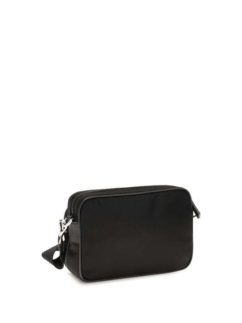 Prada Bandoliera Shoulder Bag — Black Recycled Polyamide