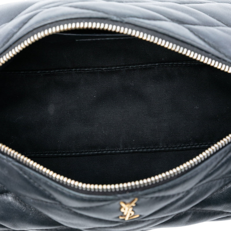 Small Quilted Lambskin Sade Tube Bag - Image 4