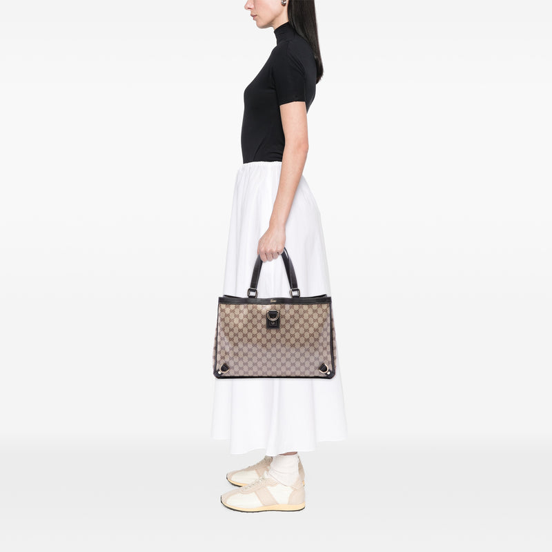 GG Crystal Abbey D Ring Tote - Image 6