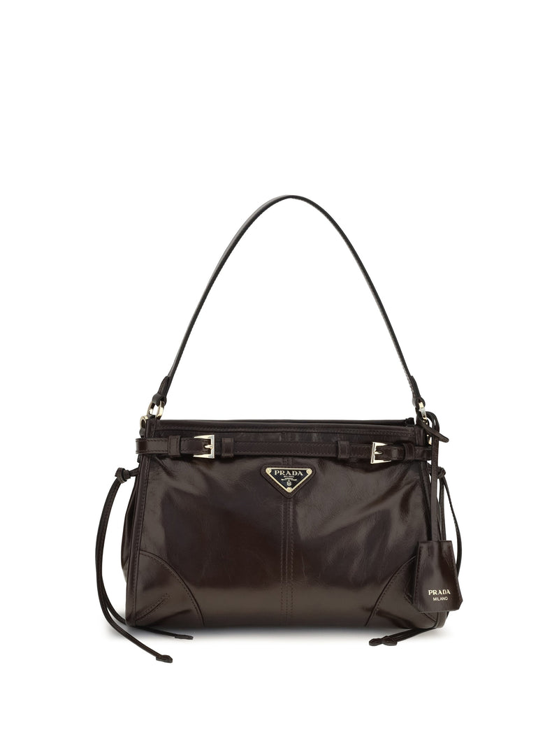 Prada Bonnie Hobo Bag — Brown Calf Leather