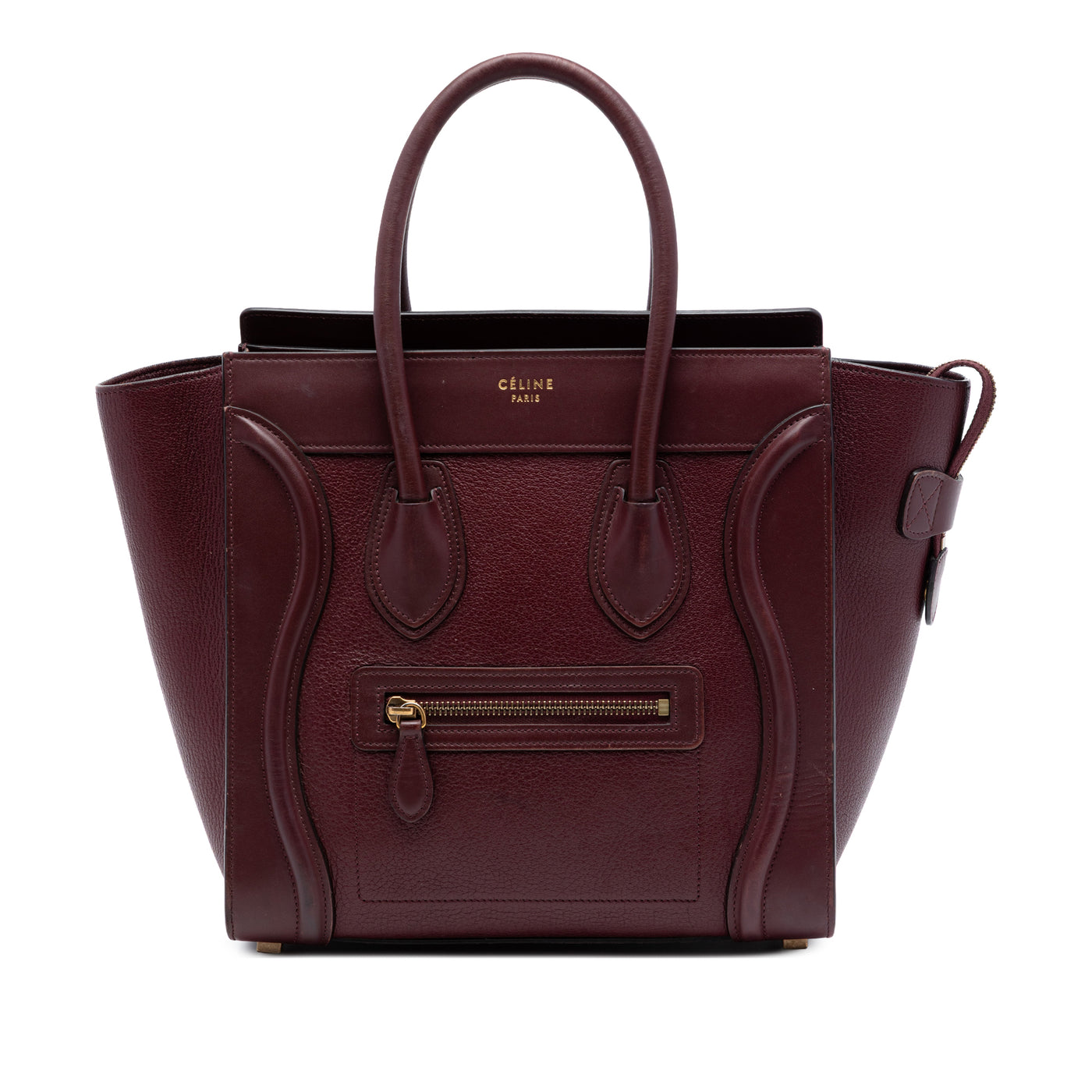 Micro Smooth Calfskin and Goatskin Luggage Tote - Image 1
