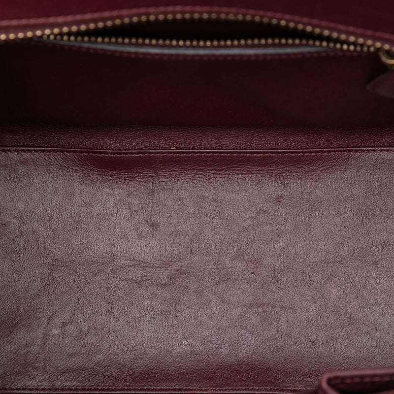 Micro Smooth Calfskin and Goatskin Luggage Tote - Image 4