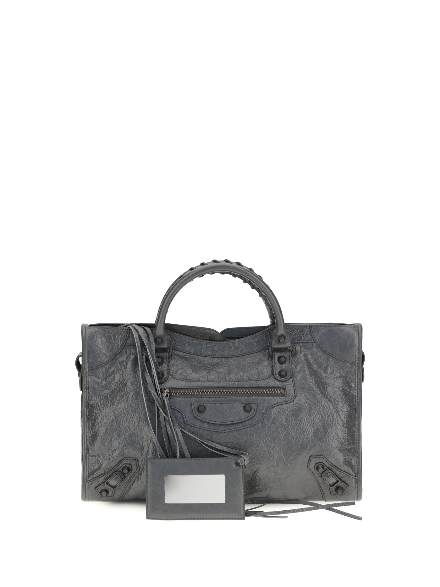 Balenciaga Le City Shoulder Bag — Gray