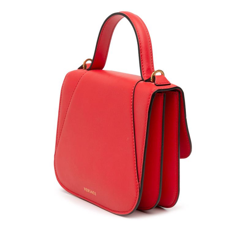 Small Leather Virtus Top Handle Flap - Image 2