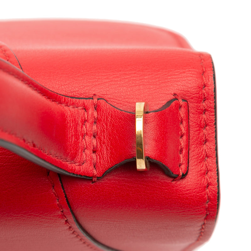 Small Leather Virtus Top Handle Flap - Image 7