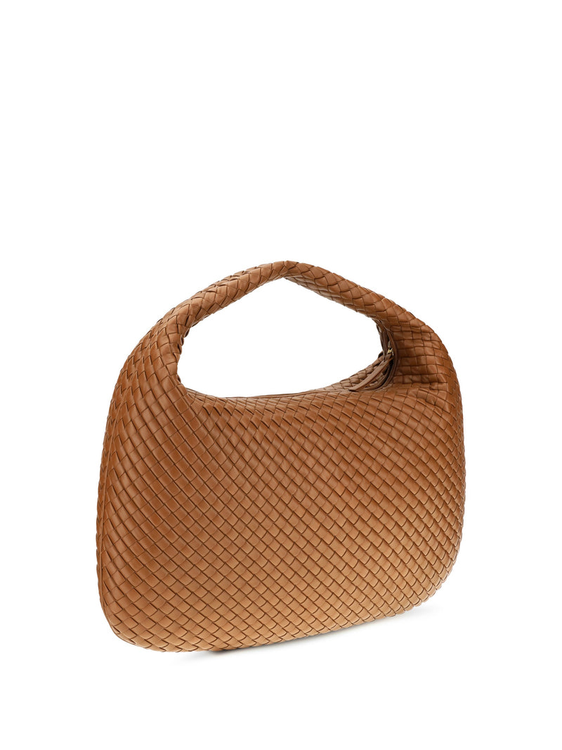 Bottega Veneta Shoulder Bag — Brown Calf Leather