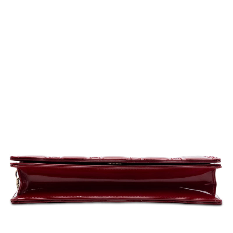 Patent Cannage Lady Dior Chain Convertible Clutch - Image 3