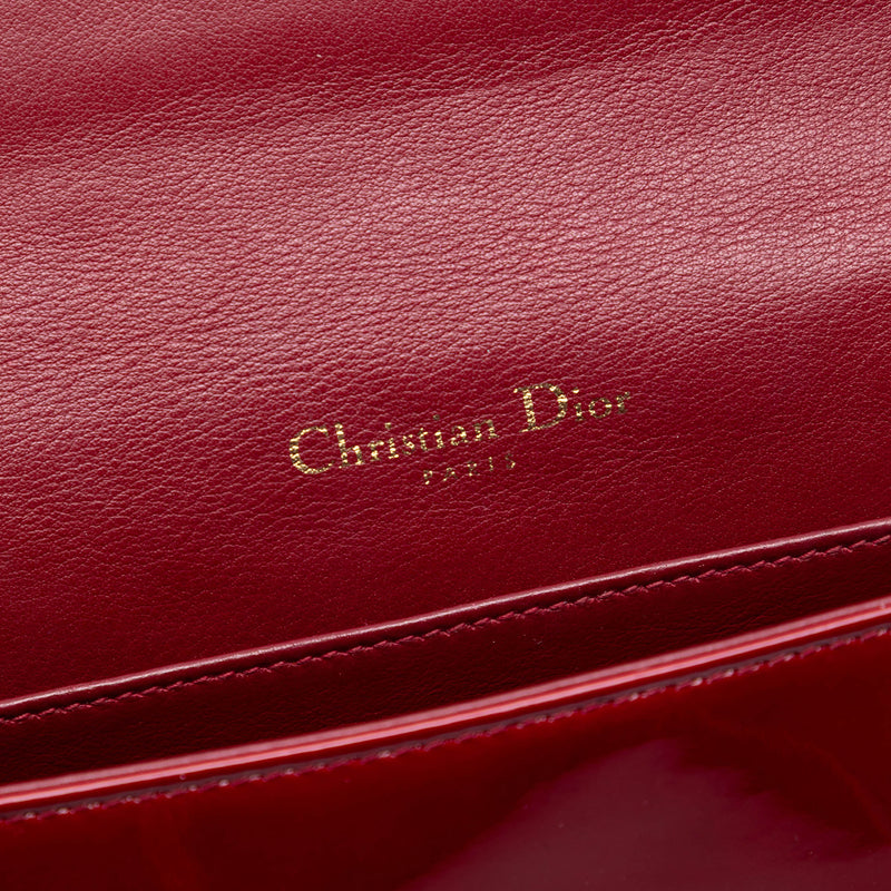 Patent Cannage Lady Dior Chain Convertible Clutch - Image 5